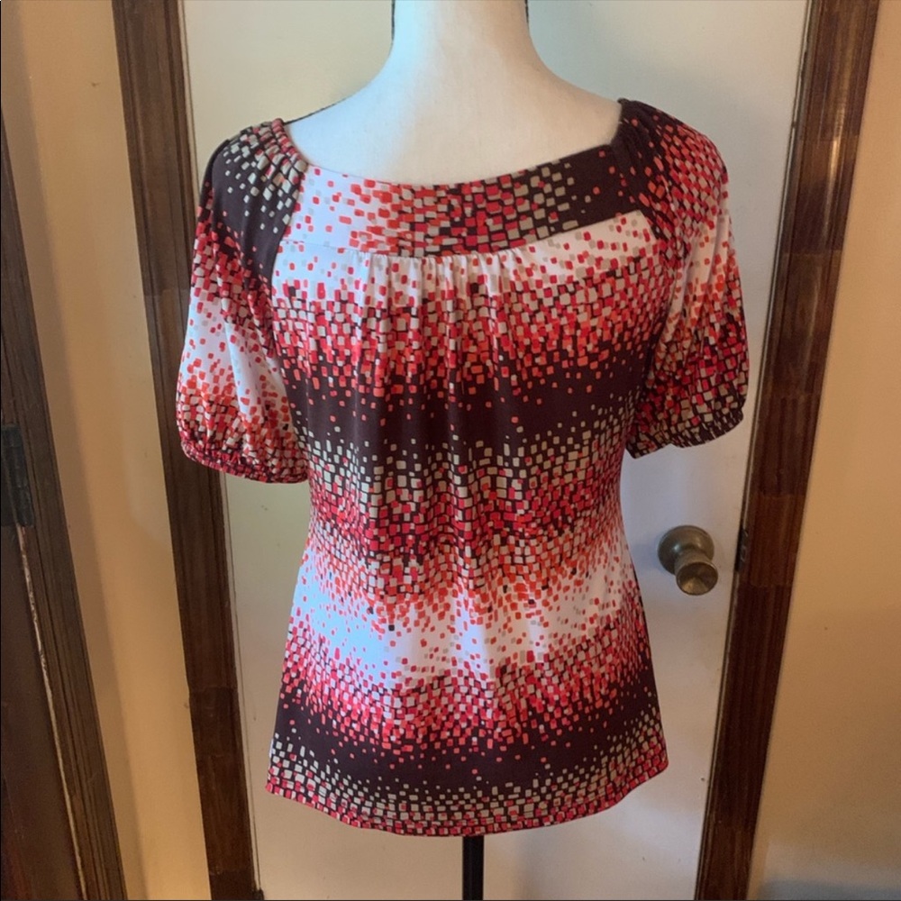 Cute Office Career Blouse Size Medium - Picture 3 of 3